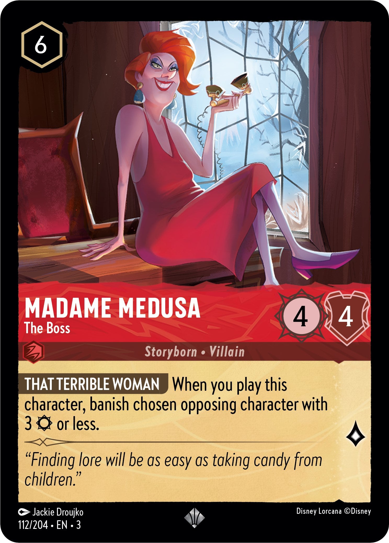 Madame Medusa - The Boss (112/204) [Into the Inklands] | Game Master's Emporium (The New GME)