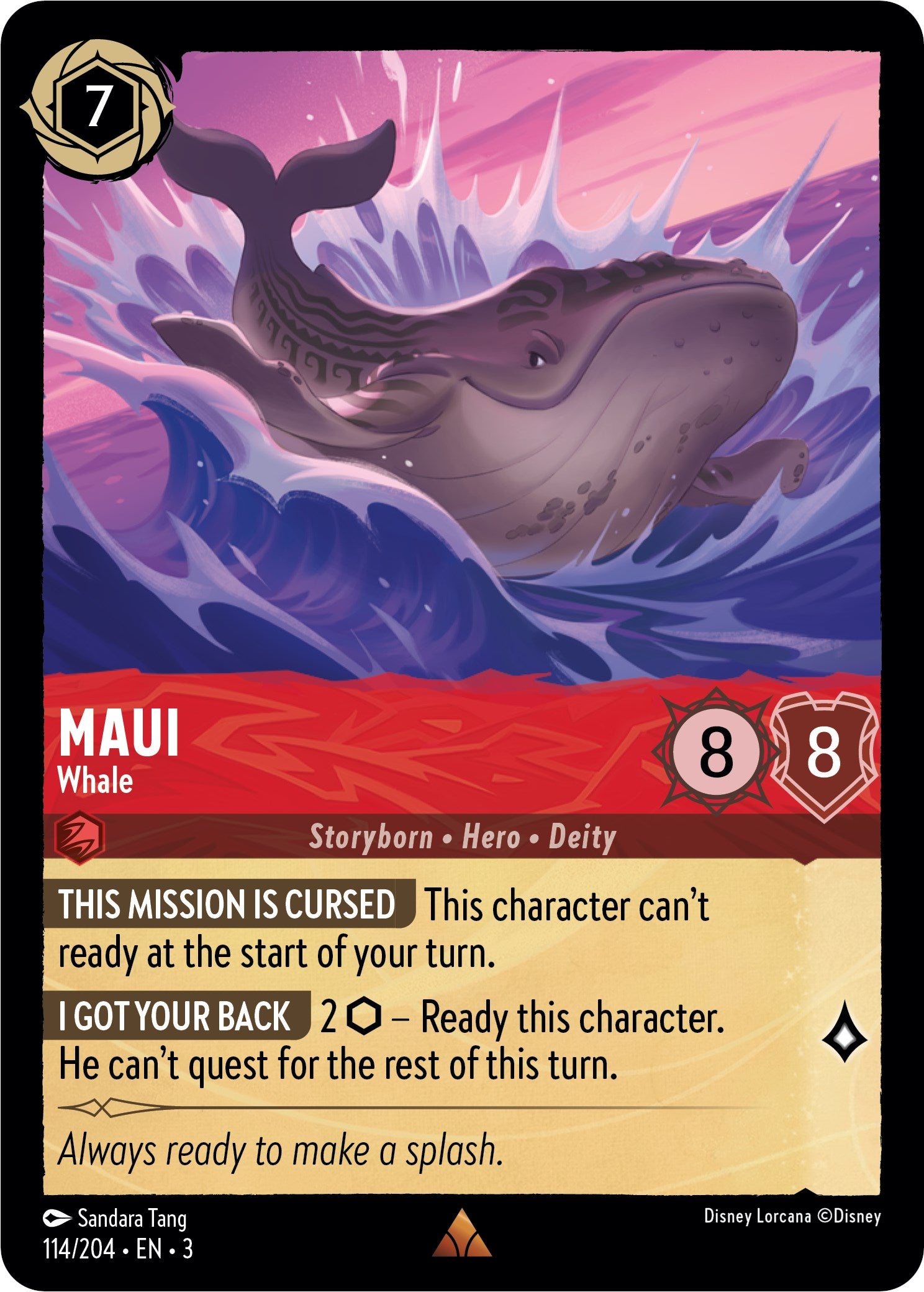 Maui - Whale (114//204) [Into the Inklands] | Game Master's Emporium (The New GME)