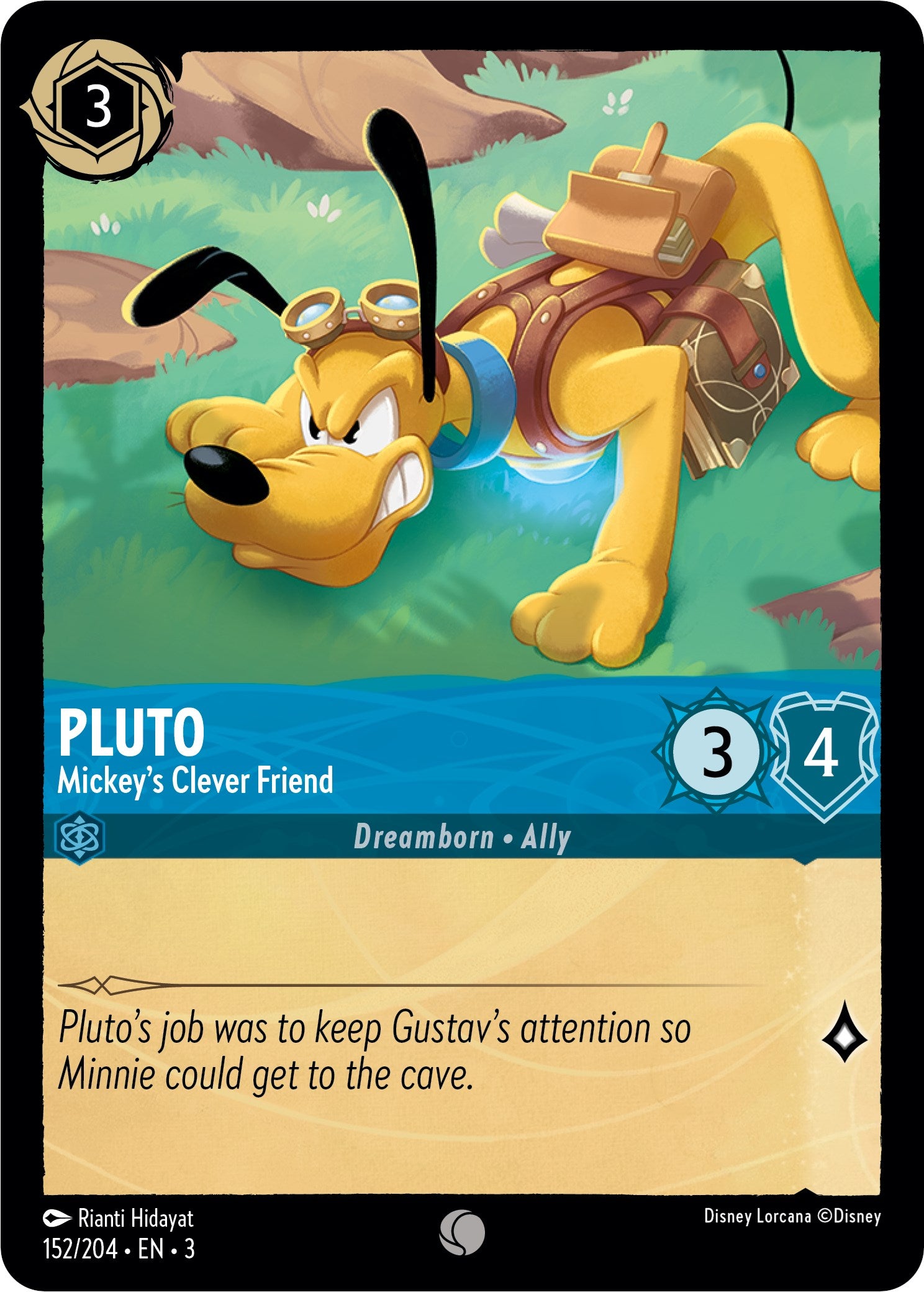Pluto - Mickey's Clever Friend (152/204) [Into the Inklands] | Game Master's Emporium (The New GME)