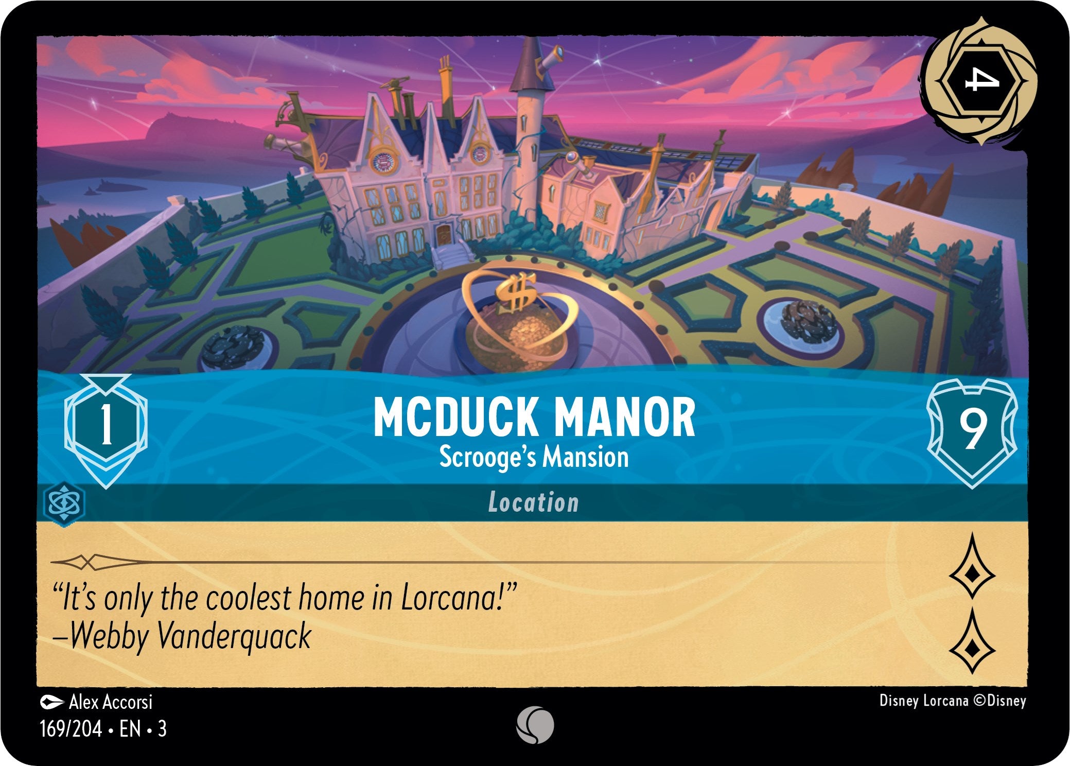 McDuck Manor - Scrooge's Mansion (169/204) [Into the Inklands] | Game Master's Emporium (The New GME)