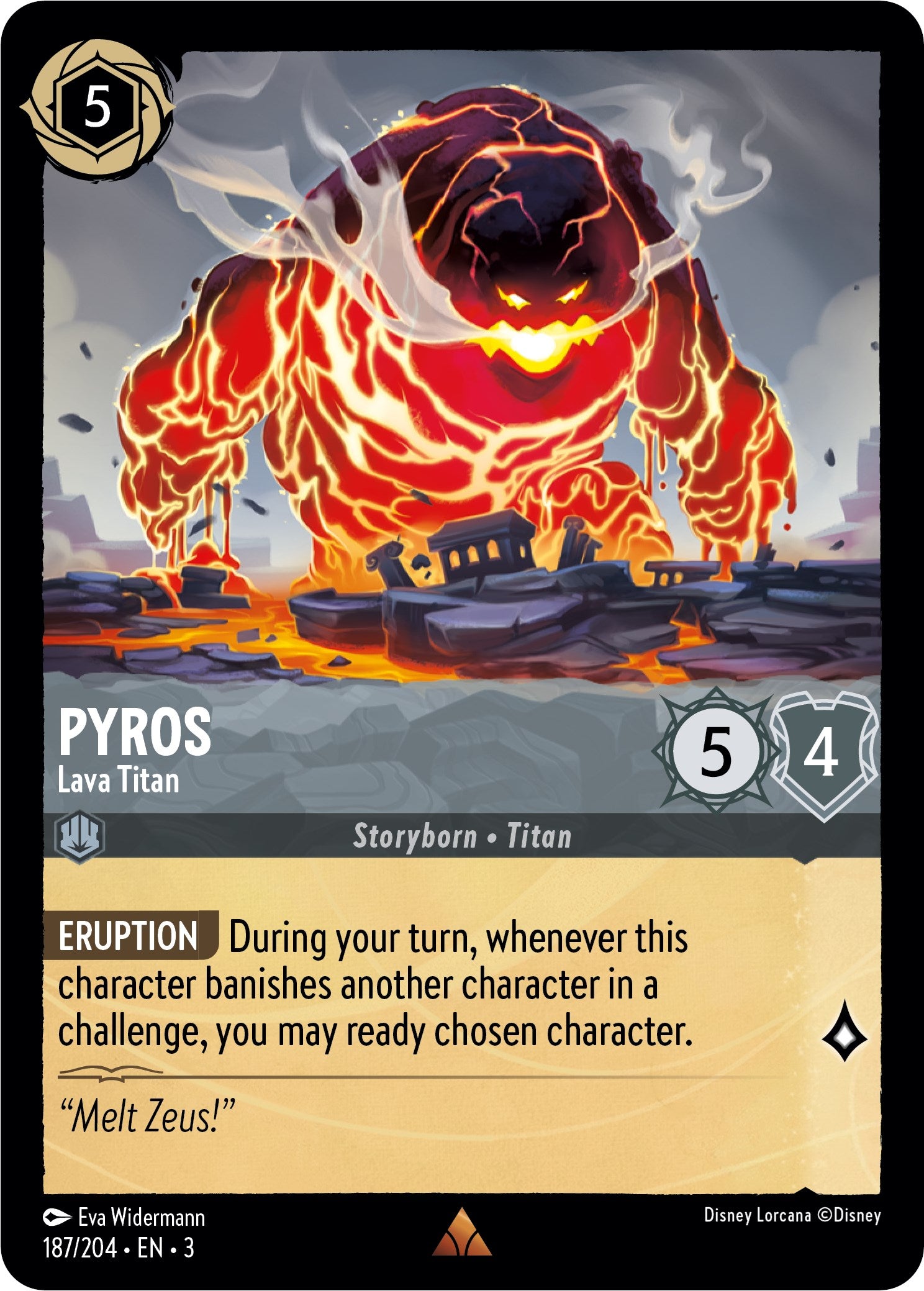 Pyros - Lava Titan (187/204) [Into the Inklands] | Game Master's Emporium (The New GME)
