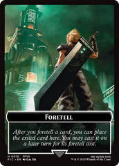 Foretell // Treasure Double-Sided Token [FINAL FANTASY Commander Tokens] | Game Master's Emporium (The New GME)