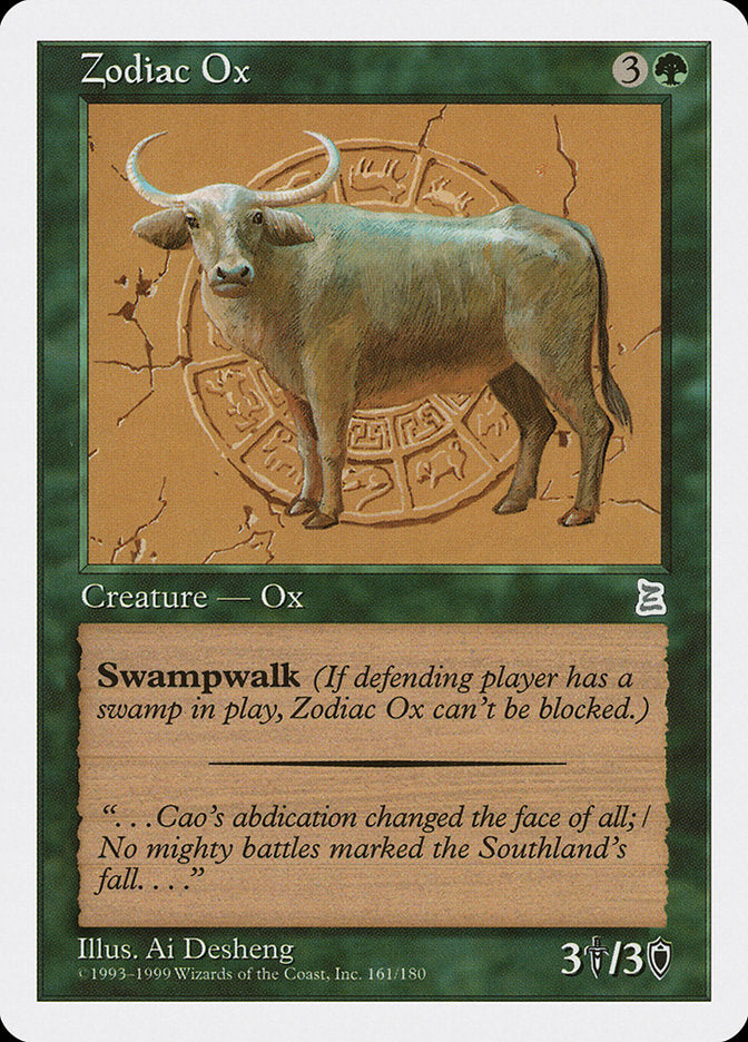 Zodiac Ox [Portal Three Kingdoms] | Game Master's Emporium (The New GME)