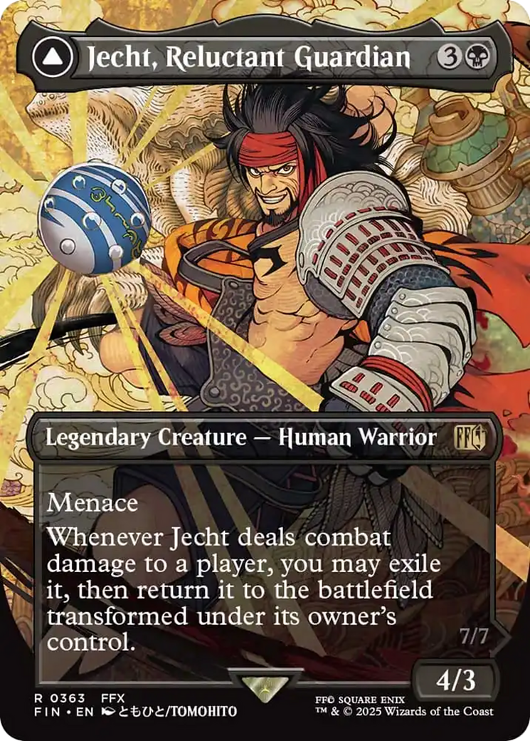 Jecht, Reluctant Guardian // Braska's Final Aeon (Borderless) [FINAL FANTASY] | Game Master's Emporium (The New GME)