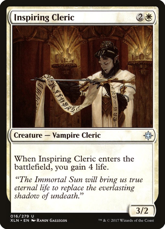 Inspiring Cleric [Ixalan] | Game Master's Emporium (The New GME)