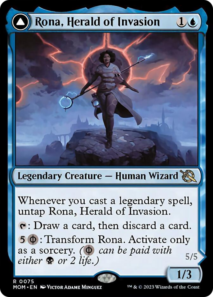 Rona, Herald of Invasion // Rona, Tolarian Obliterator [March of the Machine] | Game Master's Emporium (The New GME)