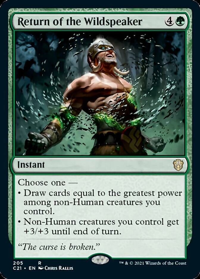 Return of the Wildspeaker [Commander 2021] | Game Master's Emporium (The New GME)