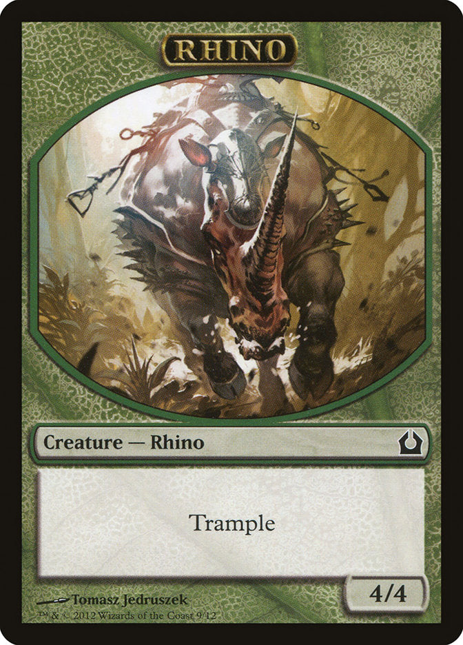Rhino Token [Return to Ravnica Tokens] | Game Master's Emporium (The New GME)