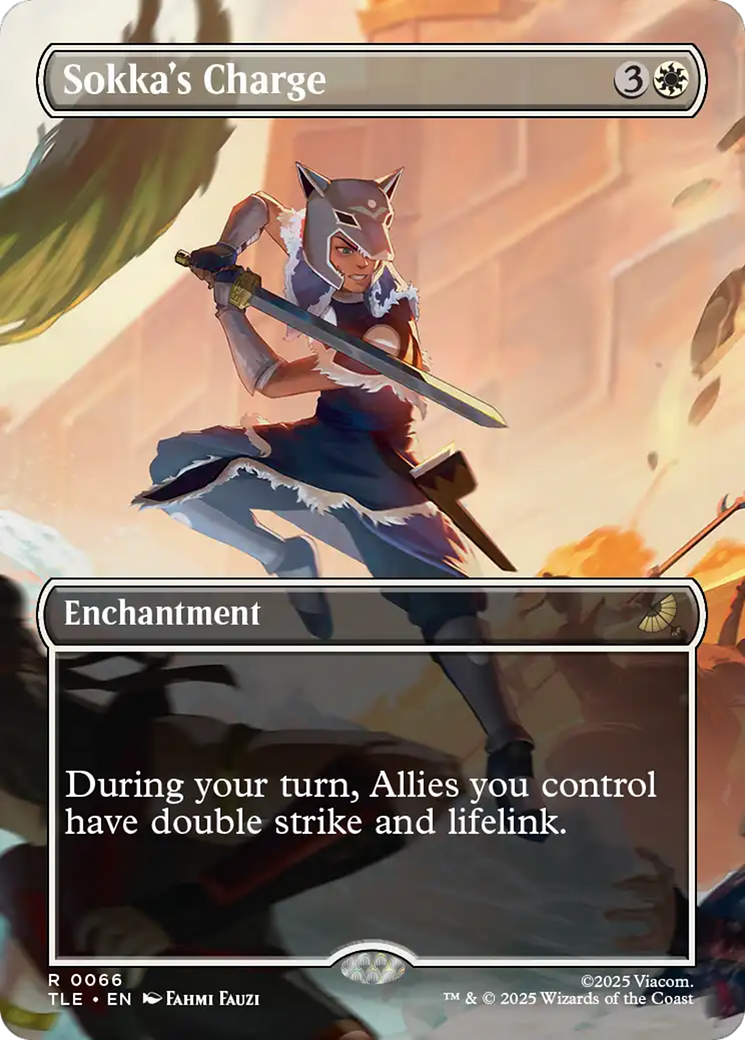 Sokka's Charge (Borderless) [Avatar: The Last Airbender: Eternal-Legal] | Game Master's Emporium (The New GME)