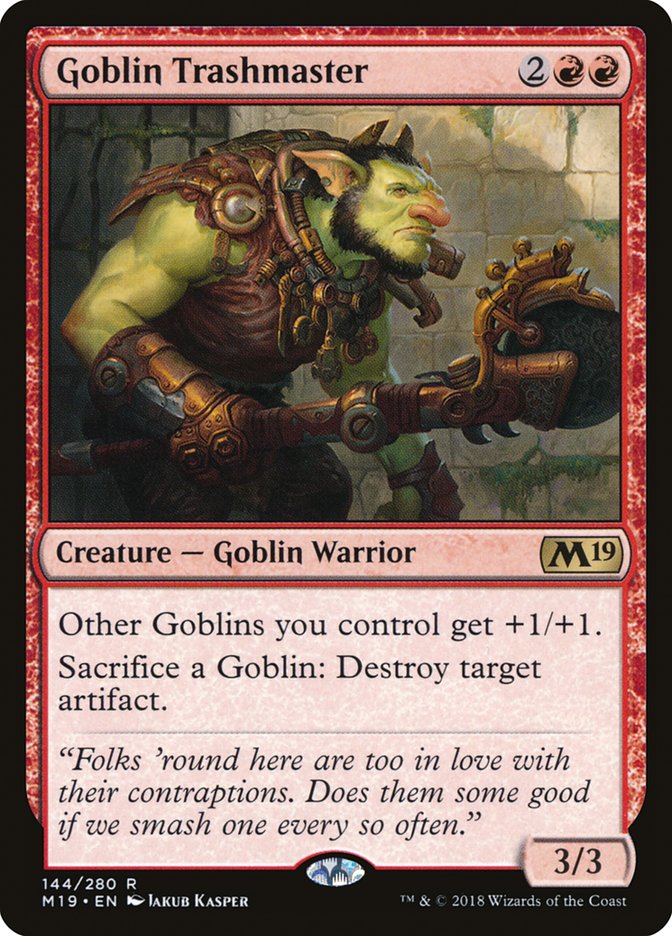 Goblin Trashmaster [Core Set 2019] | Game Master's Emporium (The New GME)