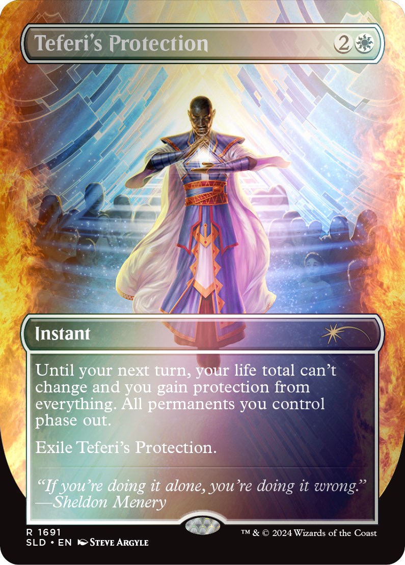 Teferi's Protection (1691) (Rainbow Foil) [Secret Lair: Sheldon's Spellbook] | Game Master's Emporium (The New GME)