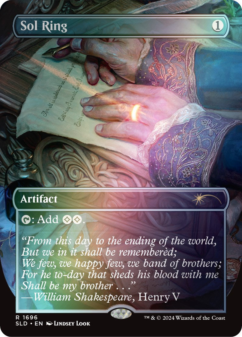 Sol Ring (1696) (Rainbow Foil) [Secret Lair: Sheldon's Spellbook] | Game Master's Emporium (The New GME)