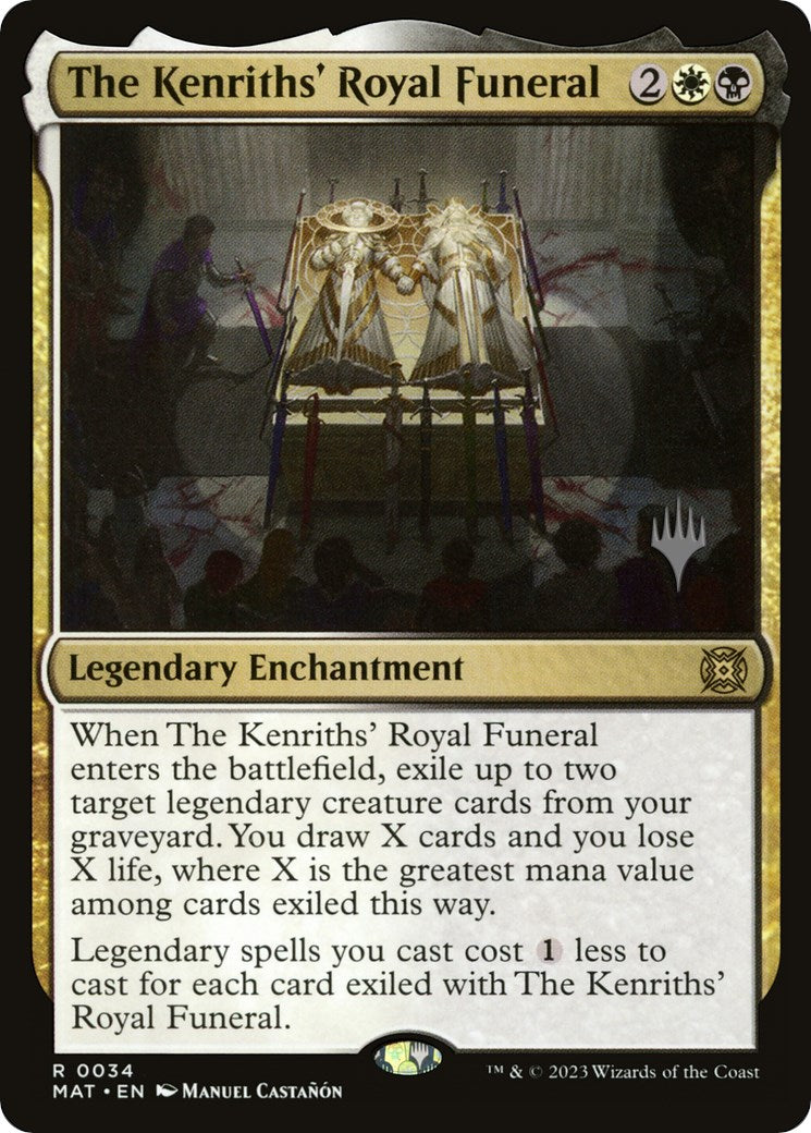 The Kenriths' Royal Funeral (Promo Pack) [Murders at Karlov Manor Promos] | Game Master's Emporium (The New GME)