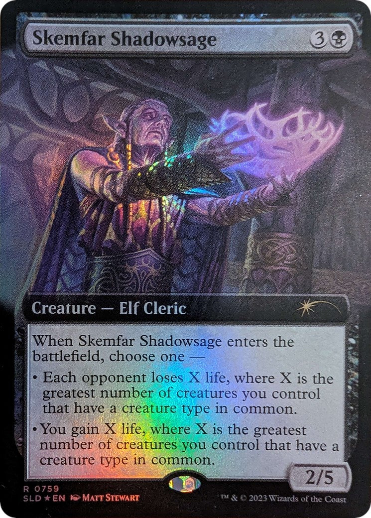 Skemfar Shadowsage (Extended Art) [Secret Lair Drop Series] | Game Master's Emporium (The New GME)