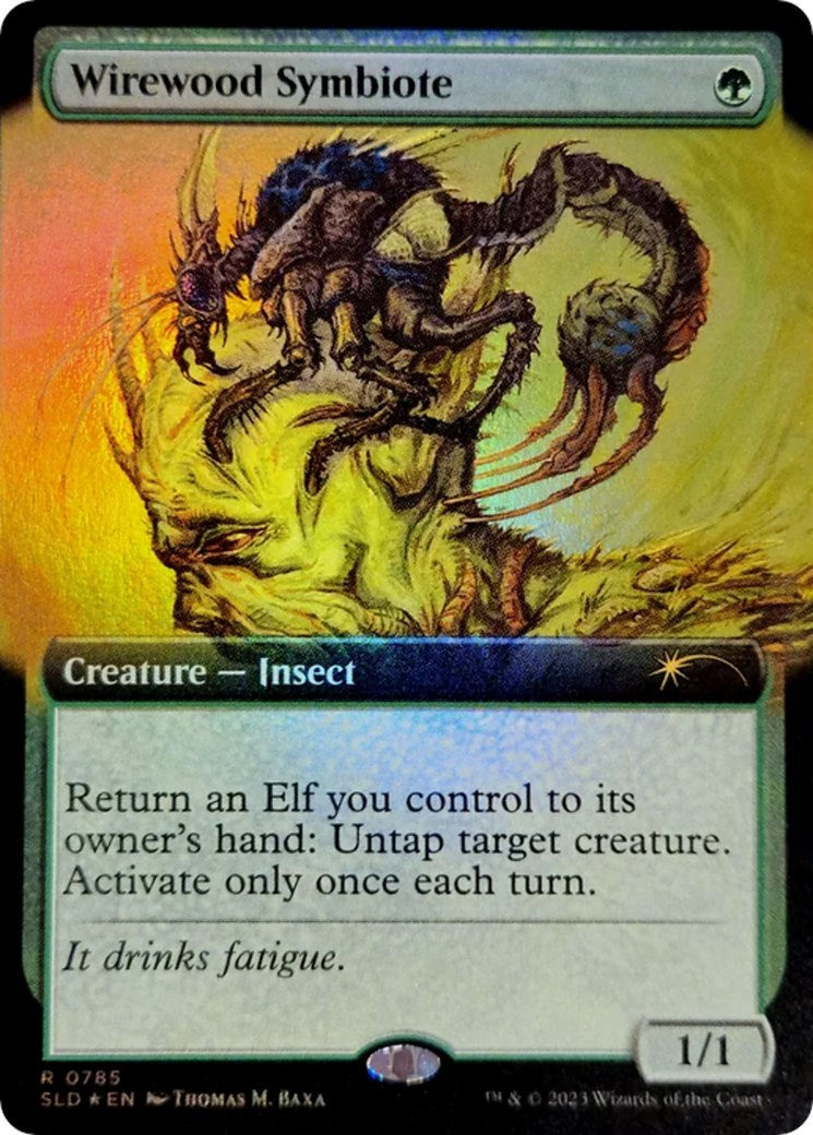 Wirewood Symbiote (Extended Art) [Secret Lair Drop Series] | Game Master's Emporium (The New GME)