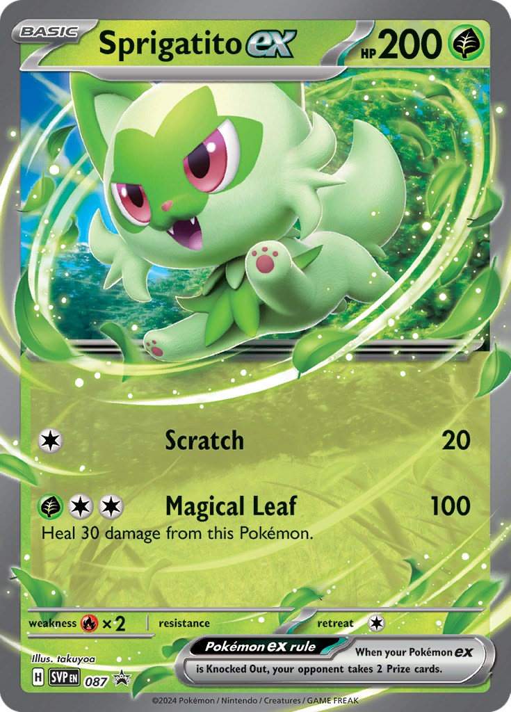 Sprigatito ex (087) [Scarlet & Violet: Black Star Promos] | Game Master's Emporium (The New GME)