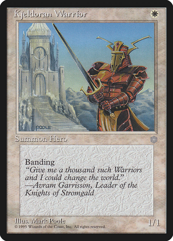 Kjeldoran Warrior [Ice Age] | Game Master's Emporium (The New GME)