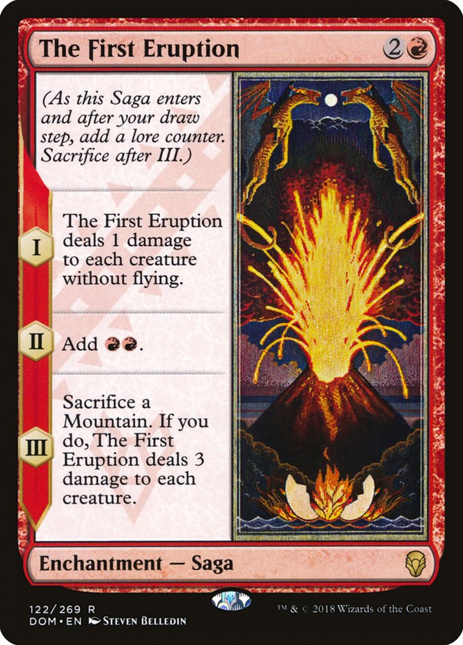 The First Eruption [Dominaria] | Game Master's Emporium (The New GME)