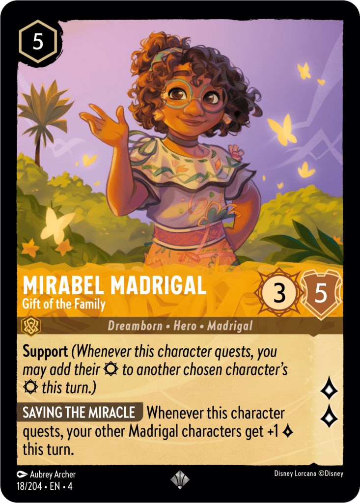 Mirabel Madrigal - Gift of the Family (18/204) [Ursula's Return] | Game Master's Emporium (The New GME)