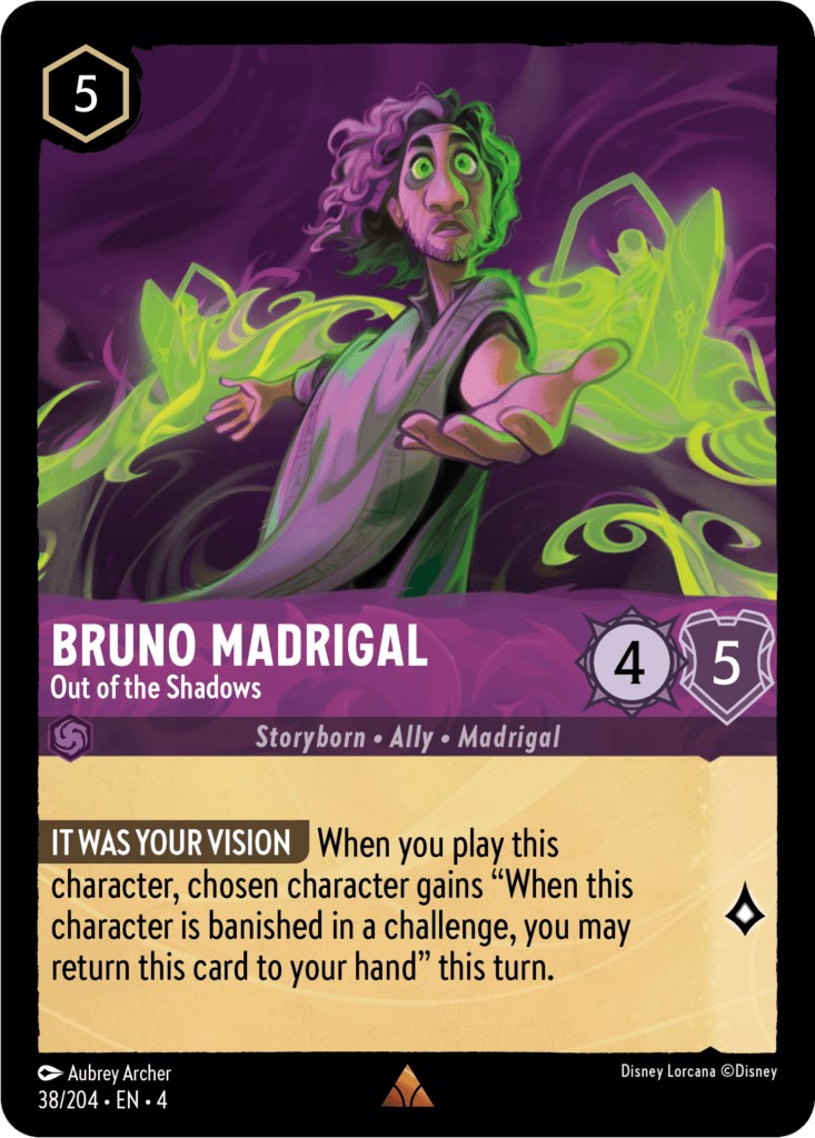 Bruno Madrigal - Out of the Shadows (38/204) [Ursula's Return] | Game Master's Emporium (The New GME)