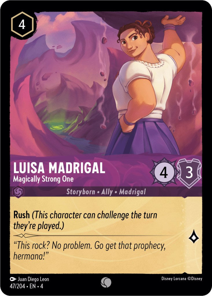 Luisa Madrigal - Magically Strong One (47/204) [Ursula's Return] | Game Master's Emporium (The New GME)