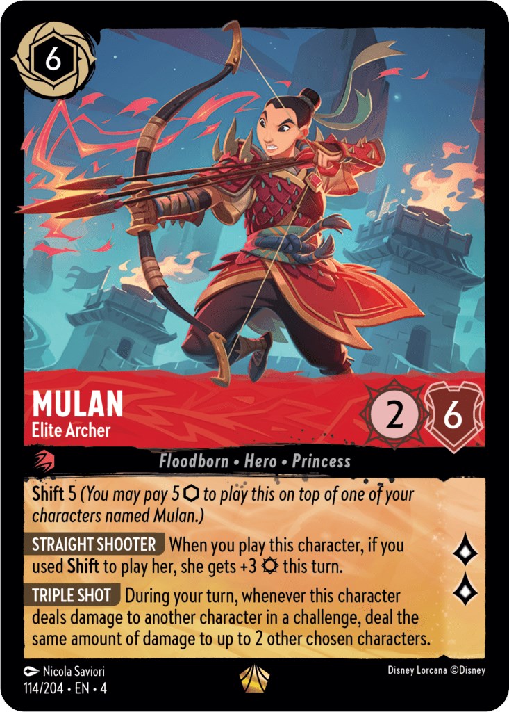 Mulan - Elite Archer (114/204) [Ursula's Return] | Game Master's Emporium (The New GME)