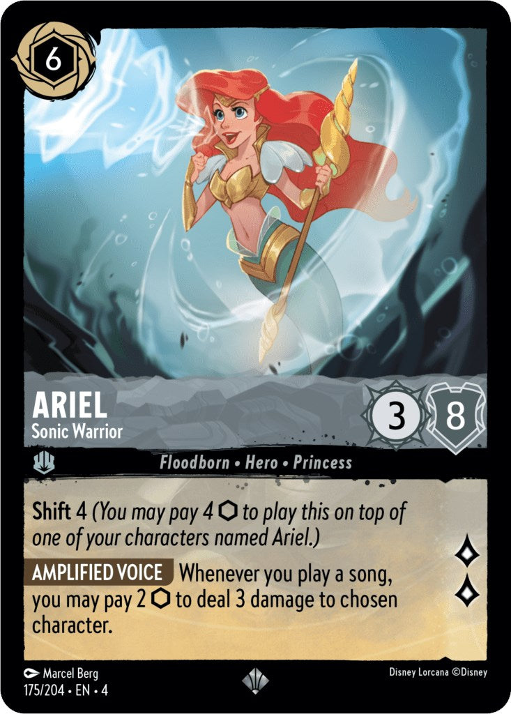 Ariel - Sonic Warrior (175/204) [Ursula's Return] | Game Master's Emporium (The New GME)