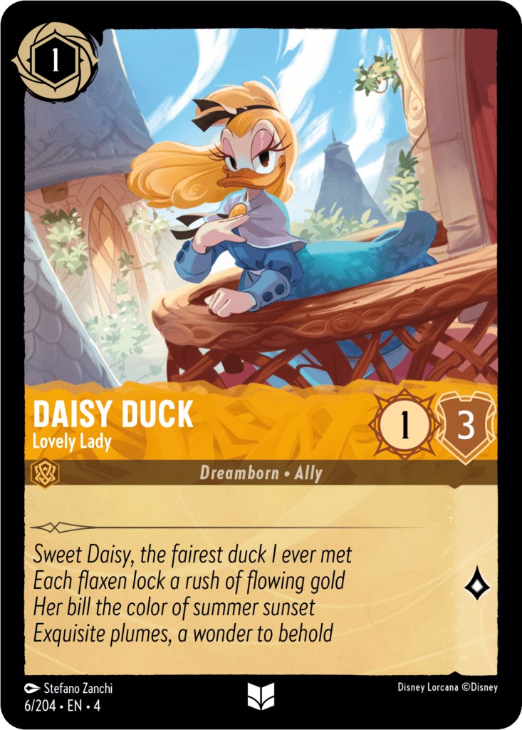 Daisy Duck - Lovely Lady (6/204) [Ursula's Return] | Game Master's Emporium (The New GME)