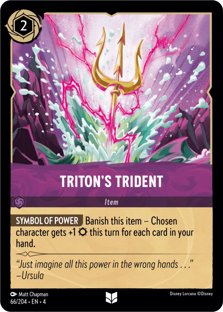 Triton's Trident (66/204) [Ursula's Return] | Game Master's Emporium (The New GME)