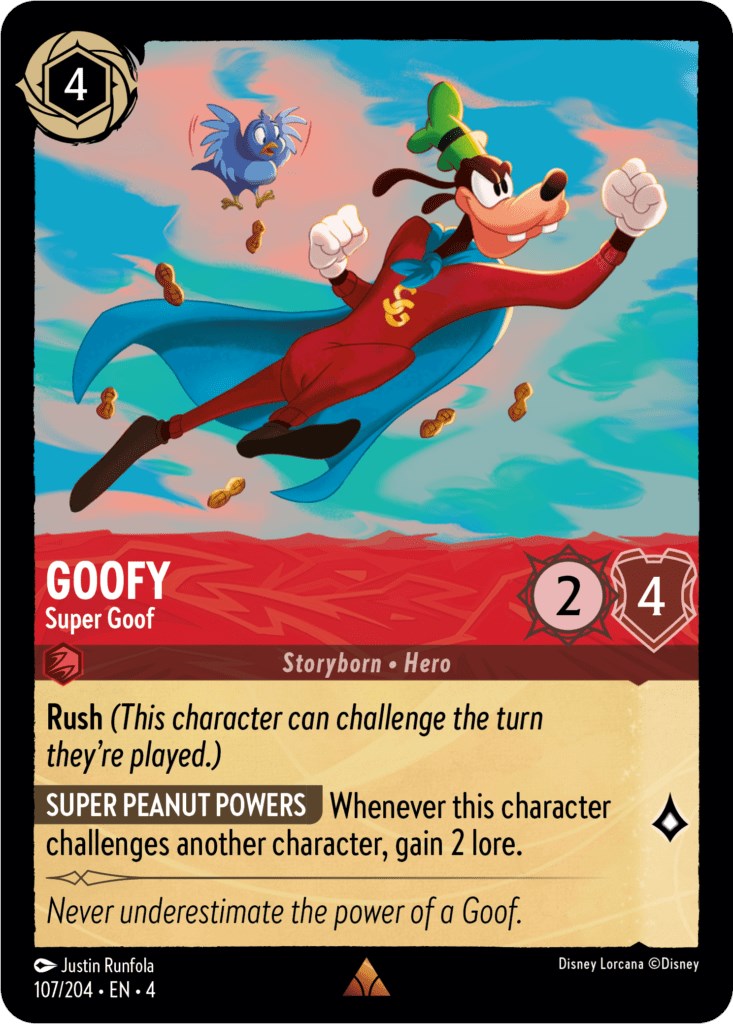 Goofy - Super Goof (107/204) [Ursula's Return] | Game Master's Emporium (The New GME)