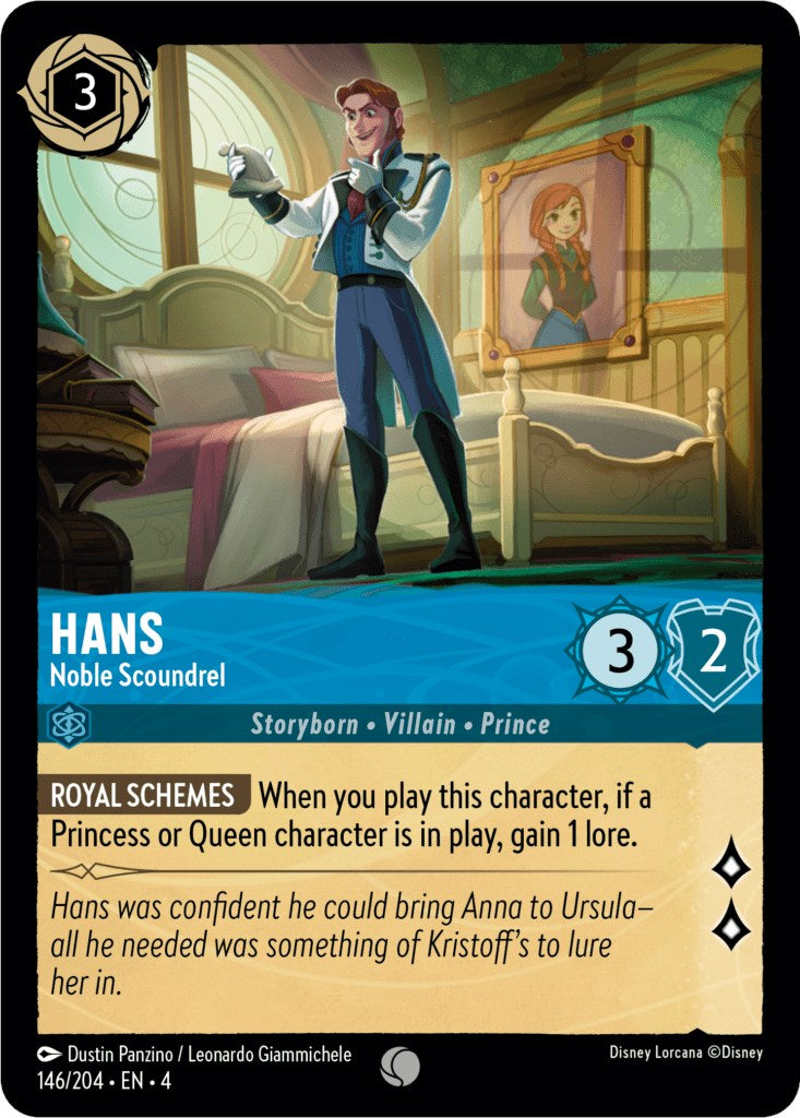 Hans - Noble Scoundrel (146/204) [Ursula's Return] | Game Master's Emporium (The New GME)