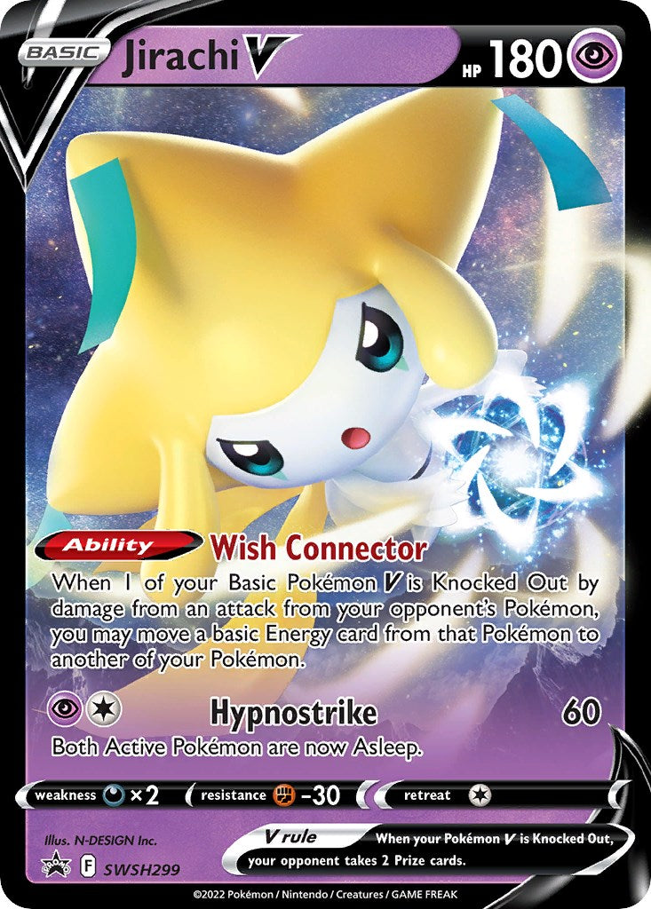 Jirachi V (SWSH299) [Sword & Shield: Black Star Promos] | Game Master's Emporium (The New GME)