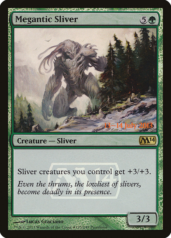 Megantic Sliver [Magic 2014 Prerelease Promos] | Game Master's Emporium (The New GME)