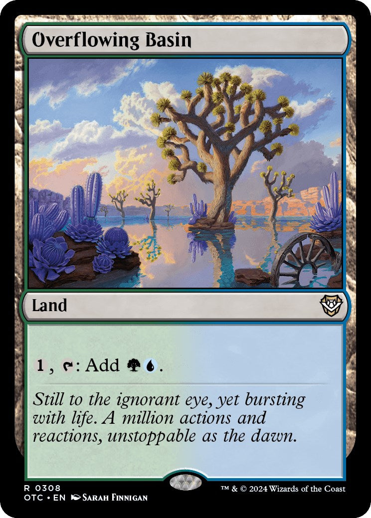 Overflowing Basin [Outlaws of Thunder Junction Commander] | Game Master's Emporium (The New GME)
