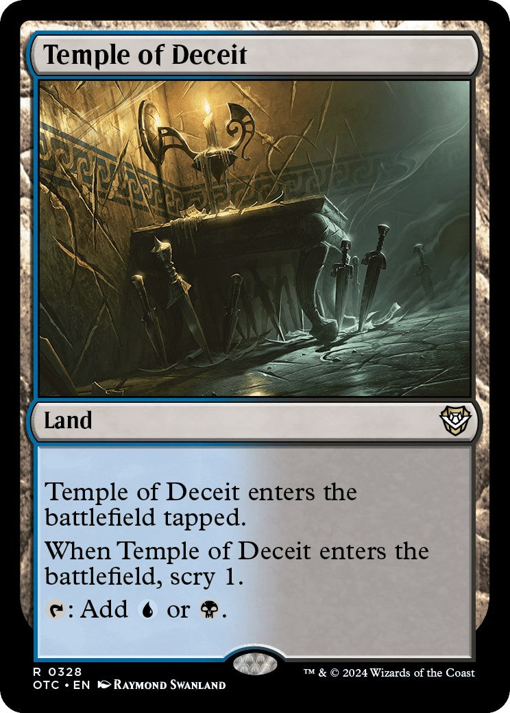 Temple of Deceit [Outlaws of Thunder Junction Commander] | Game Master's Emporium (The New GME)