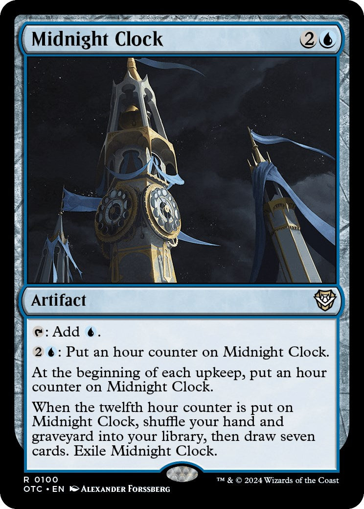 Midnight Clock [Outlaws of Thunder Junction Commander] | Game Master's Emporium (The New GME)