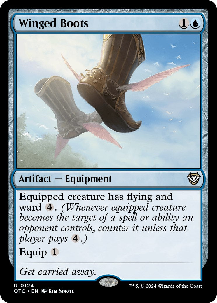 Winged Boots [Outlaws of Thunder Junction Commander] | Game Master's Emporium (The New GME)