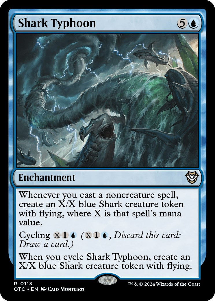 Shark Typhoon [Outlaws of Thunder Junction Commander] | Game Master's Emporium (The New GME)
