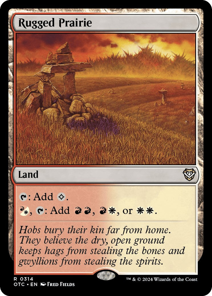 Rugged Prairie [Outlaws of Thunder Junction Commander] | Game Master's Emporium (The New GME)