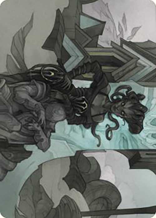 Vraska Joins Up Art Card [Outlaws of Thunder Junction Art Series] | Game Master's Emporium (The New GME)