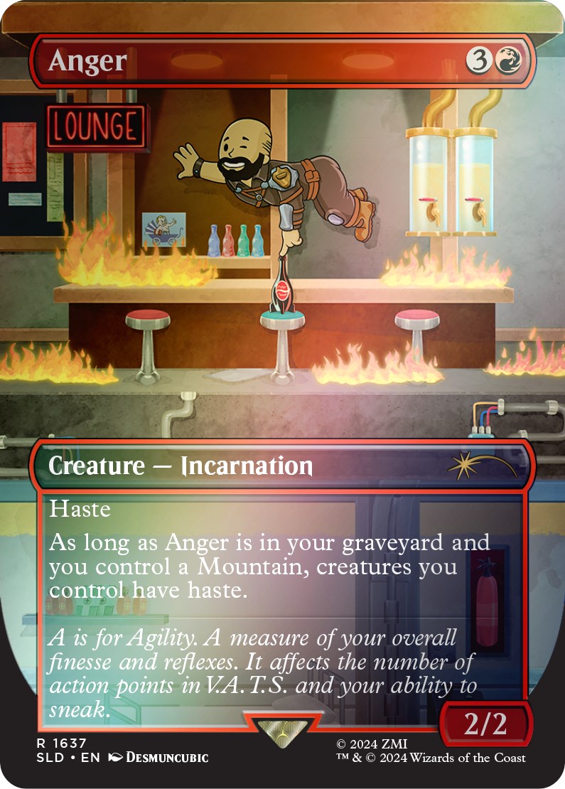 Anger (Rainbow Foil) [Secret Lair Drop Series] | Game Master's Emporium (The New GME)