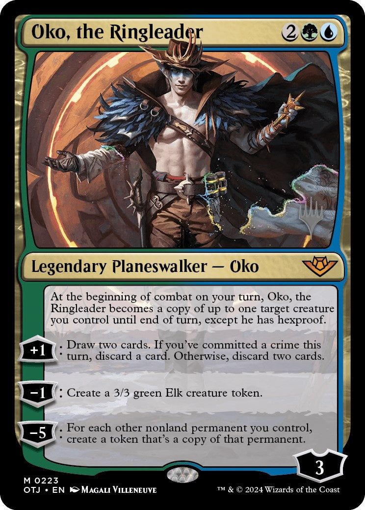 Oko, the Ringleader (Promo Pack) [Outlaws of Thunder Junction Promos] | Game Master's Emporium (The New GME)