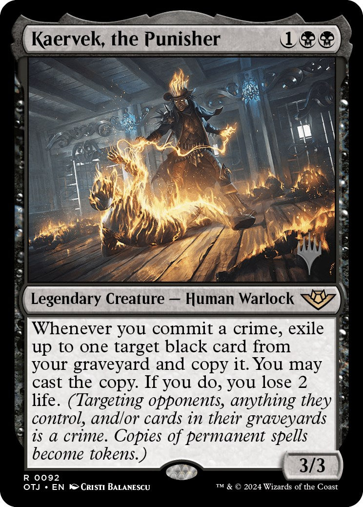 Kaervek, the Punisher (Promo Pack) [Outlaws of Thunder Junction Promos] | Game Master's Emporium (The New GME)