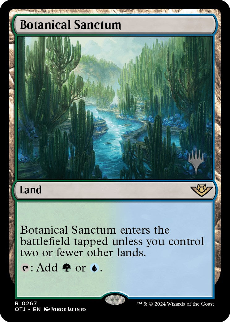 Botanical Sanctum (Promo Pack) [Outlaws of Thunder Junction Promos] | Game Master's Emporium (The New GME)