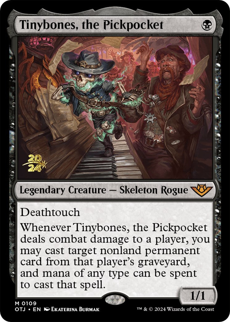 Tinybones, the Pickpocket [Outlaws of Thunder Junction Prerelease Promos] | Game Master's Emporium (The New GME)