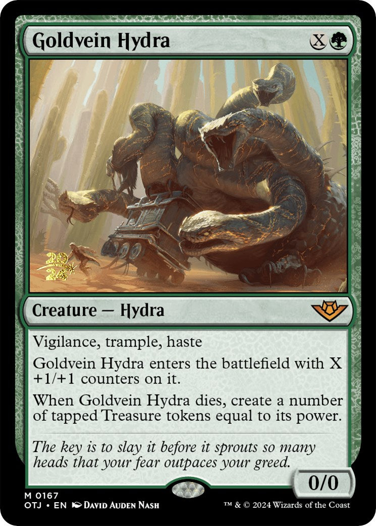 Goldvein Hydra [Outlaws of Thunder Junction Prerelease Promos] | Game Master's Emporium (The New GME)