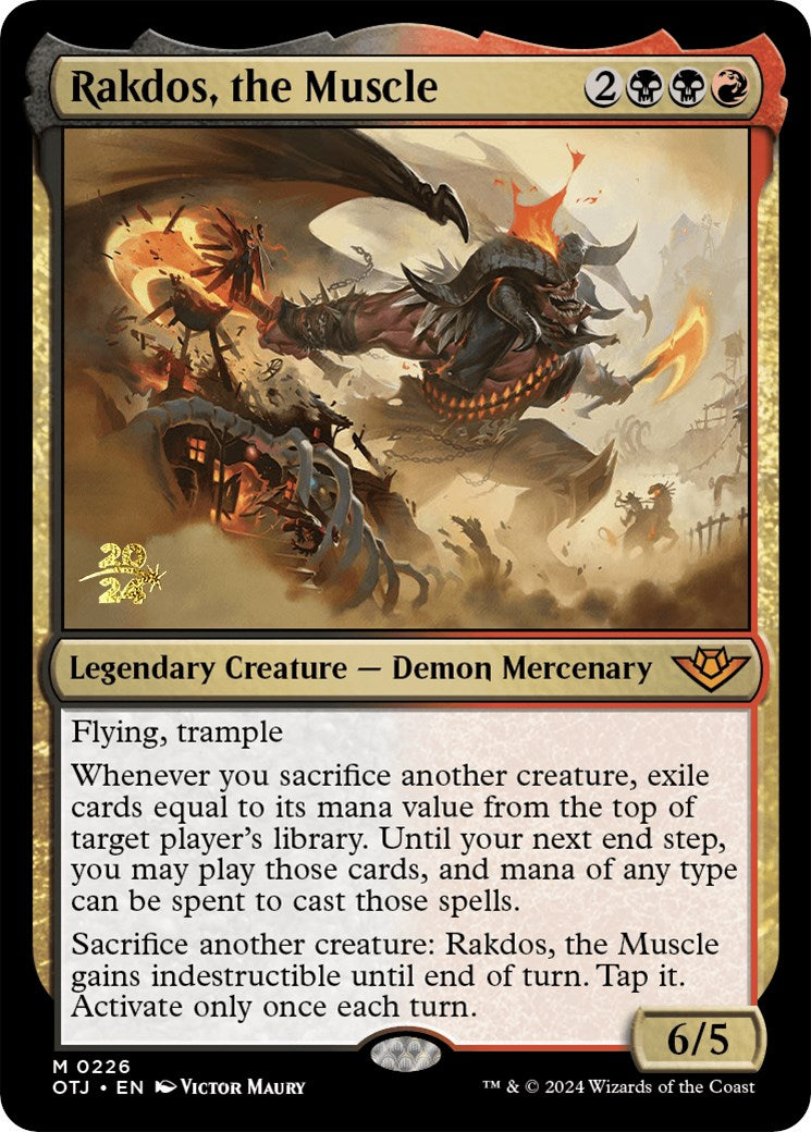 Rakdos, the Muscle [Outlaws of Thunder Junction Prerelease Promos] | Game Master's Emporium (The New GME)