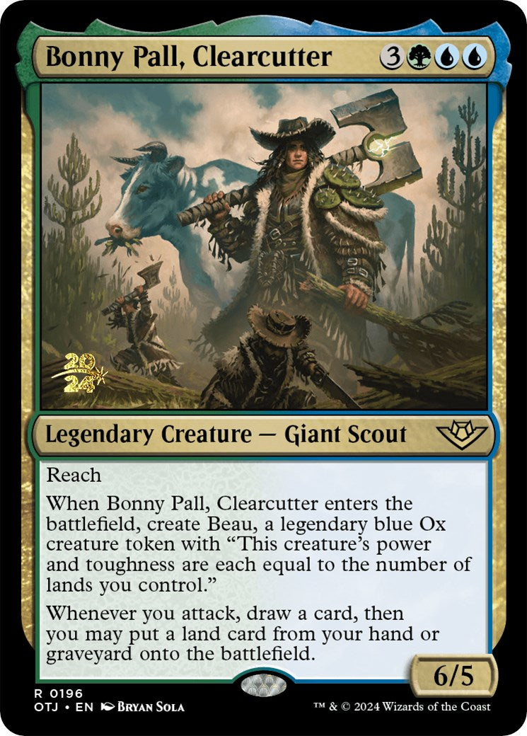 Bonny Pall, Clearcutter [Outlaws of Thunder Junction Prerelease Promos] | Game Master's Emporium (The New GME)