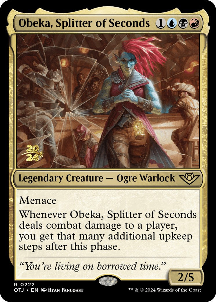 Obeka, Splitter of Seconds [Outlaws of Thunder Junction Prerelease Promos] | Game Master's Emporium (The New GME)