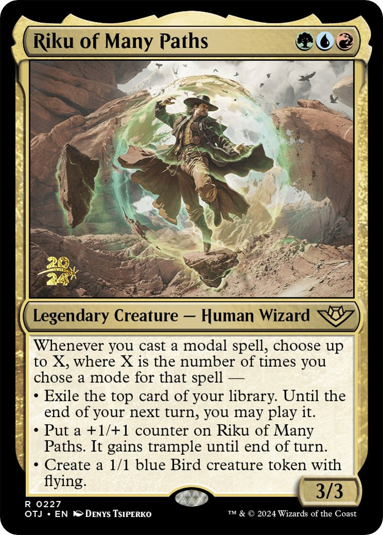 Riku of Many Paths [Outlaws of Thunder Junction Prerelease Promos] | Game Master's Emporium (The New GME)